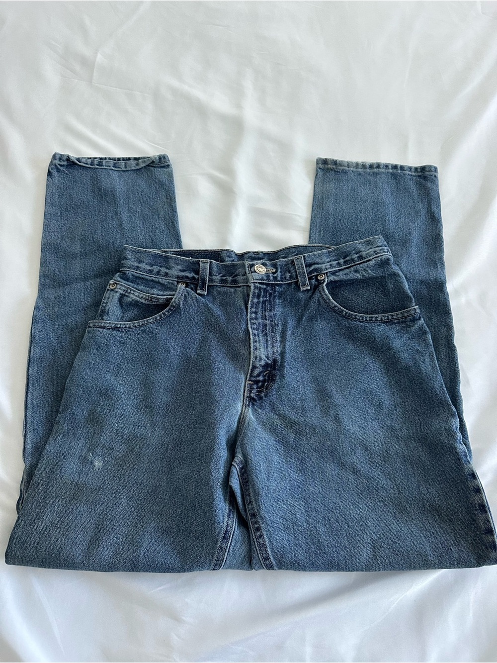Vintage Men's Faded Glory Classic Blue Denim Jeans